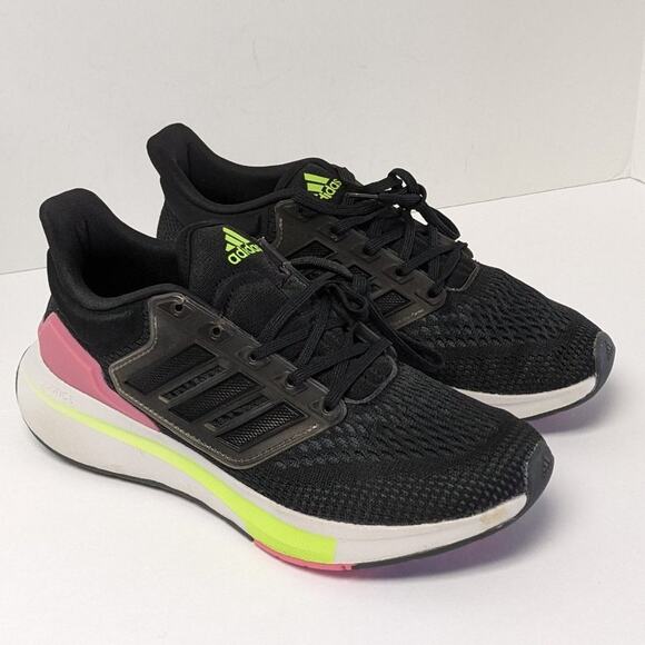 Adidas EQ21 Running Shoes, Black, Women's 9 M - Picture 1 of 7